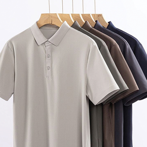 <b>Zip</b>-Collar Men's <b>Polo</b> Shirt—Clean collar and smooth, comfortable fabric, Short sleeve <b>Polo</b> Shirt for effortless wear - Product Image 3