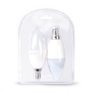 หลอดไฟ LED C37 E14 9W 6400K สีขาวนวล 720 ลูเมน 2 แพ็ค - Product Image 2