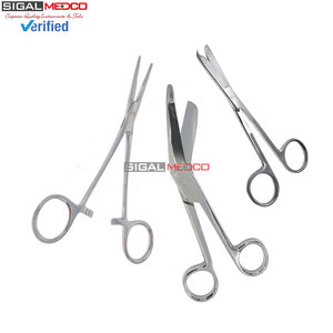 ชุดกรรไกรผ่าตัดสแตนเลสเยอรมันแบบแมนนวล 3 ชิ้น พรีเมียม พร้อมกรรไกรตัดไหมเย็บมาตรฐาน และกรรไกรตัดผ้าพันแผลลิสเตอร์ - Product Image 2
