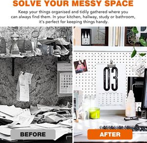 Pegboard Tường Tổ chức bảng từ Pegboard Tường Tổ chức từ bản tin treo tường trình bày PEG bảng - Product Image 6