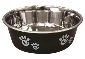 Gamelle pour animaux de compagnie de petite à moyenne taille, en acier inoxydable écologique, anti-renversement, suspendue, pour l'eau et la nourriture (épaisse) - Product Image 5