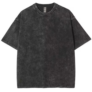 T-shirt surdimensionné pour homme de haute qualité, personnalisable, vente en gros, impression de logo personnalisé, respirant, 100% coton, été - Product Image 1