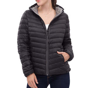 Custom <b>Women's</b> Winter Puffer <b>Coat</b> Fashion Quilted Hooded <b>Waterproof</b> Eco-Friendly Outerwear Private Label Apparel Manufacturer - Product Image 1
