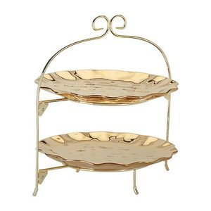 Designer Iron <b>Cake</b> <b>Stand</b> with Artistic Frame for Wedding and Party Centerpiece - Product Image 3