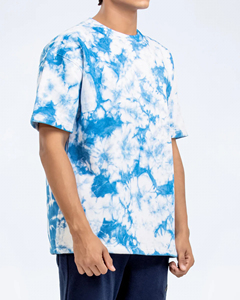 เสื้อยืดแขนสั้นคอกลมทรงโอเวอร์ไซส์สำหรับผู้ชาย YOURBRAND สไตล์สตรีทแฟชั่น ผ้าฝ้ายถัก ระบายอากาศได้ดี เป็นมิตรต่อสิ่งแวดล้อม - Product Image 2