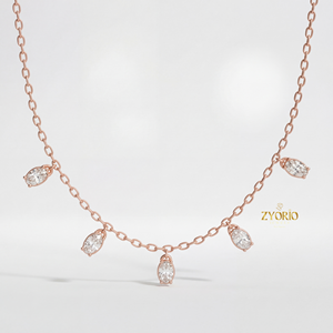 Collier pendentif avec diamant de laboratoire taille ovale, en argent sterling 925 plaqué or, style luxueux, cadeau pour femme, mariage - Product Image 6