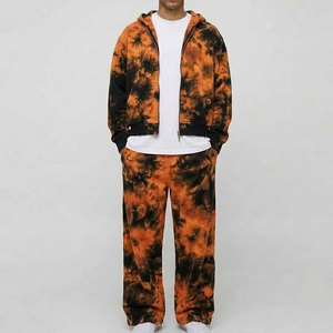 Último Diseño, Precio de Mayoreo, Ropa Urbana para Hombre, Trajes Deportivos con Cierre, Estilo Vintage, Traje Deportivo con Efecto Desgastado por el Sol en Venta - Product Image 1