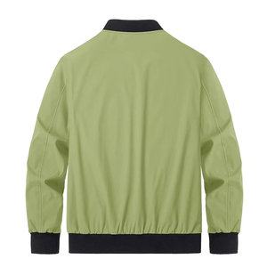 New Fast Shipments Winter Business Style Men's Bomber <b>Jackets</b> One-Piece Thickened <b>Fleece</b>-<b>Lined</b> Bomber <b>Jackets</b> Customized - Product Image 3
