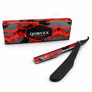<b>Barber</b> Straight Razor Camo Red | <b>Blade</b> not included - Product Image 4