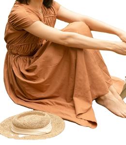 ผ้าฝ้ายชุดลําลองสตรีชุดลําลองแม็กซี่ผ้าฝ้ายสตรี - Product Image 3