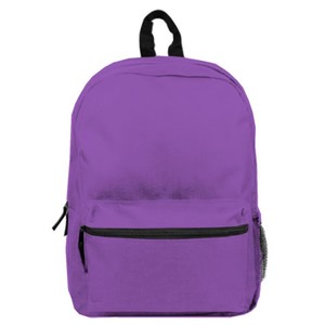 Back <b>School</b> Water Resistant Comfortable <b>Backpack</b> Custom Logo Printing 15 Inch Polyester Daypack Multiple Pockets Unisex Student - Product Image 3