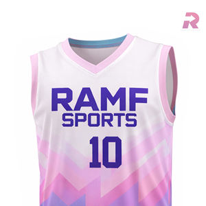Uniformes de Baloncesto Personalizados para Equipo, Conjunto de Camiseta Reversible para Adultos, 100% Poliéster, Transpirable, Absorbe la Humedad, Tallas Grandes - Product Image 3