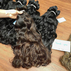 Extensiones de Cabello Humano con Trama Ondulada de Color de Moda 2025, Doble Trama, Vietnam, Cutícula Alineada - Product Image 5