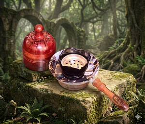 Arabian oud Decorative <b>burner</b> Handmade mubkhar Ethnic home decor Scented home Luxury incense Arabian home fragrance Rustic decor - Product Image 1