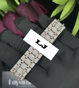 Montre mécanique de luxe en acier inoxydable, testée au diamant, style Hip Hop, entièrement sertie de moissanite VVS, avec mouvement automatique - Product Image 2