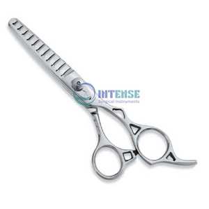 Custom Logo Barber <b>Scissors</b> 6.5in Matte Black Luxury <b>Hair</b> <b>Scissors</b> Ultra-Sharp High Carbon Steel Barber Shears for Men Women - Product Image 4