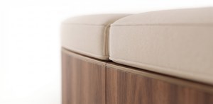 VIQ Contemporary Minimalist Corner Bench Custom Fabric <b>upholstery</b> (custom) Residential/Commercial General Use - Product Image 5