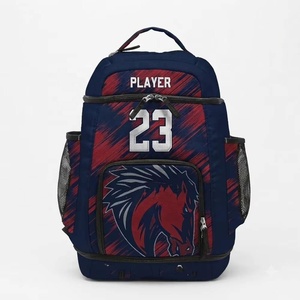 Bolsa Deportiva de Baloncesto Personalizada, de Poliéster, con Impresión por Sublimación Completa, para Gimnasio, Viajes, Gran Capacidad, Venta al Por Mayor OEM - Product Image 1