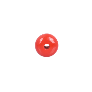 Perles rondes lisses en corail rouge naturel 14x8x3 mm, origine TW, personnalisables pour bijoux et artisanat - Product Image 1