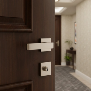 Manija de Puerta de Acero Inoxidable de Grado Profesional HI SAFE |   Cerradura de Embutir de Cuerpo Sólido Fundido |   Seguridad de Grado 1 ANSI |   Chapado en Zinc de 50MM - Product Image 3