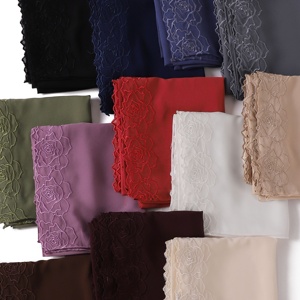 Chiffon Lightweight Warming Skin-Friendly Scarf Plain Muslim Breathable Soft Daily Wear Fashion Women Hijab Shawl Top Sale - Product Image 2