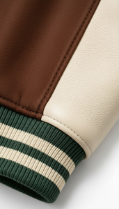 Tissu polaire authentique pour lycée avec manches contrastées – Vêtements en gros durables style américain - Product Image 5