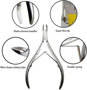 Coupe-cuticules professionnels en acier inoxydable, ciseaux pour peaux mortes, coupe-ongles, éliminateur de cuticules - Product Image 3