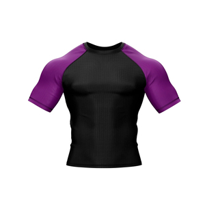 BJJ Jiu-Jitsu No Gi Compression Shirt Rash Guard Anti <b>Slip</b> Silicone Band UPF50+ for Fight and Water Sports Wear - Product Image 6
