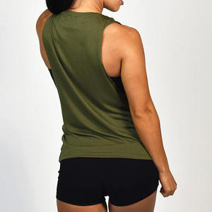 Débardeur ajustable et personnalisable pour femme, de haute qualité, basique, à fines bretelles, avec soutien-gorge intégré, idéal pour la gym - Product Image 6