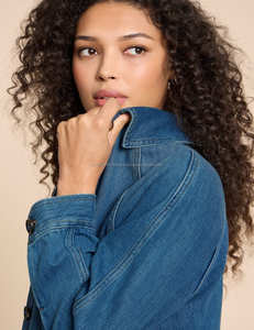 Customized Brand Warm Winter <b>Denim</b> <b>Jackets</b> Wholesale Turn-down Collar, Woman <b>Jacket</b> <b>Lightweight</b> Women <b>Denim</b> <b>Jackets</b> - Product Image 6