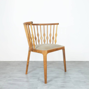 Fauteuil d'appoint en bois d'acajou et de sungkai de qualité supérieure, de qualité commerciale, pour les intérieurs de bars et clubs de luxe, fabriqué en Indonésie - Product Image 5