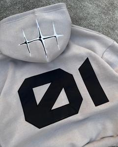 YITE Sweatsuits Unisex Streetwear Boxy Hoodie and Sweatpants <b>Sets</b> for Men High Quality 100% Heavy Cotton Oversized Tracksuit <b>Set</b> - Product Image 4