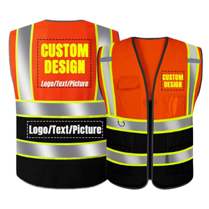 Chaleco de Seguridad Reflectante de Alta Visibilidad Personalizado OEM, Ropa de Trabajo Transpirable de Calidad Popular - Product Image 4