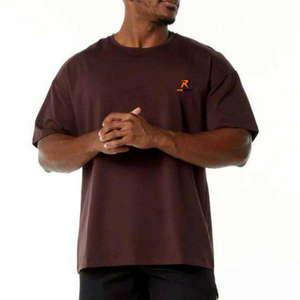 T-shirt Homme Personnalisé Grande Taille Prix de Gros Confortable et Séchage Rapide Style Urbain 100% Coton Coupe Ample pour Hommes - Product Image 3