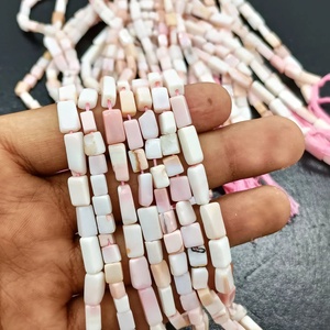 ลูกปัดพลอยโอปอลสีชมพูธรรมชาติทรงสี่เหลี่ยมขัดเงา สีชมพูอ่อน สำหรับทำเครื่องประดับ งานฝีมือ DIY ขายส่งจำนวนมาก - Product Image 2