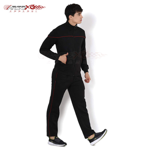 Ensemble de survêtement pour homme, veste zippée et pantalon de jogging à taille élastique, élégant, vente en gros - Product Image 5