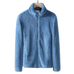 Women's New Style Mid-Length Denim Blazer Jacket Autumn Winter Casual <b>Zipper</b> Washed Button Lapel Top Frayed Edges Holes Solid - Product Image 4