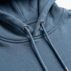 Conjunto Deportivo Azul para Hombre con Capucha, Sudadera y Pantalones Largos de Algodón de Color Sólido, Corte Regular, Ropa Casual de Otoño - Product Image 4