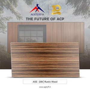 Panneau ACP en aluminium 4 mm, revêtement PVDF, texture bois, pour bardage extérieur de hôtels, cuisines et projets résidentiels - Product Image 2