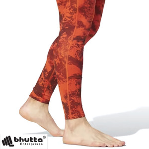Leggings de Compresión para Hombre con Estampado Abstracto de Camuflaje Rojo, Pantalones Ajustados para Fitness, Gimnasio y Entrenamiento, Ropa de Compresión - Product Image 5