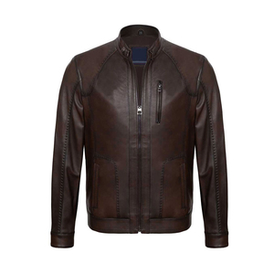2026 Made In Pakistan New Design Men's Leather <b>Jacket</b> Youth Fashionable Latest Style Autumn <b>Winter</b> Men Leather <b>Jacket</b> - Product Image 1