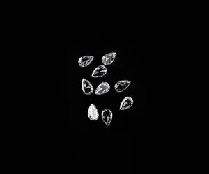 Diamantes HPHT Sueltos de 1.28 TCW, Blancos, Colores D/E/F, VVS+, 9 Piezas, Piedras Decorativas para Joyería Personalizada, Corte Pera, Corte Rosa, Cultivados en Laboratorio - Product Image 4