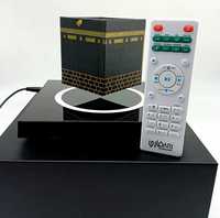 Dekorasi Rumah Islami Mewah LED Ka'bah Speaker Al-Quran Levitasi Magnetik Bluetooth dan Remote Control Hadiah Muslim