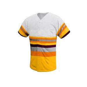 Fabricant d'équipement d'origine Maillot sans manches respirant et à boutons de haute qualité Ensemble de vêtements de sport de baseball et softball personnalisé Sublimation vierge - Product Image 2