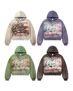 Sudadera con Capucha Vintage de Invierno Personalizada para Hombre, 100% Algodón, Material Denso, Ecológica, de Secado Rápido, Forro Interior Cálido - Product Image 1