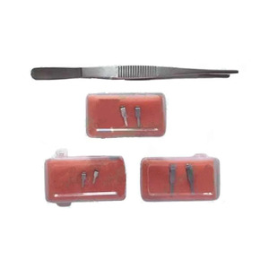 Pinzas microvasculares Pissco con fórceps, instrumentos de cirugía vascular, pinzas para vasos sanguíneos, juego de pinzas quirúrgicas vasculares, 7 piezas - Product Image 4