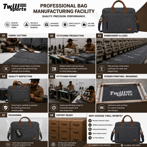 Custom Wool Felt Laptop Sleeve Protective Zipper Closure Carrying Case Soft Padded <b>Computer</b> Cover OEM ODM Manufacturer - Product Image 5