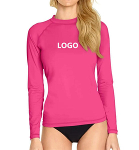 Wholesale Oem Rahsguards <b>Compression</b> Shirts Long Sleeve Uv protection Upf50 <b>Womens</b> Rash Guard Swim Surf Running Fitness Shirts - Product Image 1