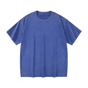 เสื้อยืดวินเทจสไตล์ล้างสีสำหรับผู้ชายและผู้หญิง สไตล์เรโทรพังก์สตรีทฮิปฮอป เสื้อยืดลายกราฟิก คอตตอนแขนสั้นลำลอง เสื้อคู่ - Product Image 1