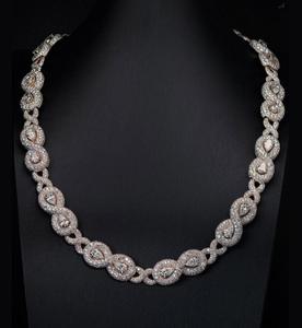 Collar con Colgante de Moissanita Estilo Hip Hop para Hombre, Plata de Ley 925, Joyería de Lujo Personalizada con Incrustaciones de Diamantes, Regalo Perfecto - Product Image 1